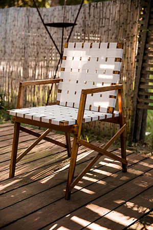 silla de diseño para exterior